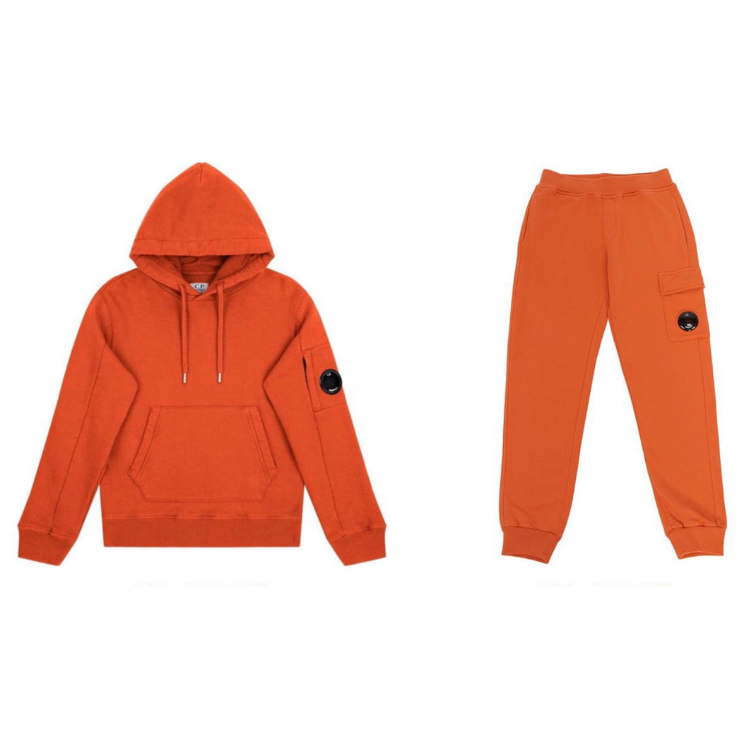 Cp Company Junior Hoodie Tracksuit in Harvest Pumpkin TET Clothing