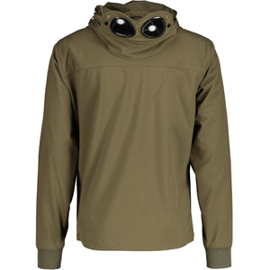 Cp Company Goggle S/S Soft Shell Jacket in Ivy Green