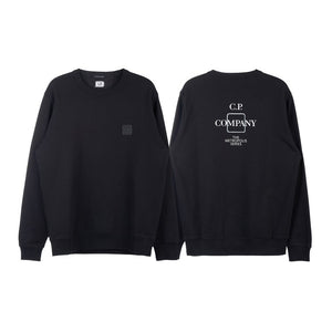 Cp Company Metropolis Series Back Logo Sweatshirt in Black