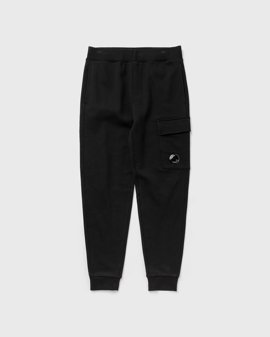 Cp Company Diagonal Raised Lens Joggers In Black