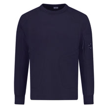 Load image into Gallery viewer, Cp Company Double Pocket Lens Sweatshirt In Navy
