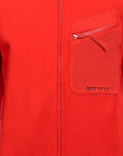 Load image into Gallery viewer, Cp Company Diagonal Raised Metropolis Hooded Full Zip in Fiery Red
