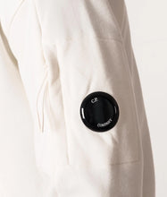 Load image into Gallery viewer, Cp Company Quarter Zip Polo Collar Sweatshirt In White
