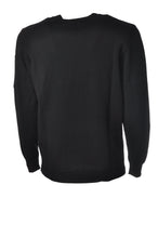 Load image into Gallery viewer, Cp Company Merino Wool Lens Crewneck Knit Sweatshirt in Black
