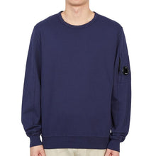 Load image into Gallery viewer, Cp Company Light Fleece Lens Sweatshirt in Medieval Blue
