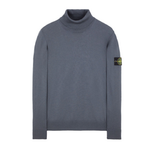 Load image into Gallery viewer, Stone Island Virgin Wool Turtleneck Sweatshirt in Dark Grey
