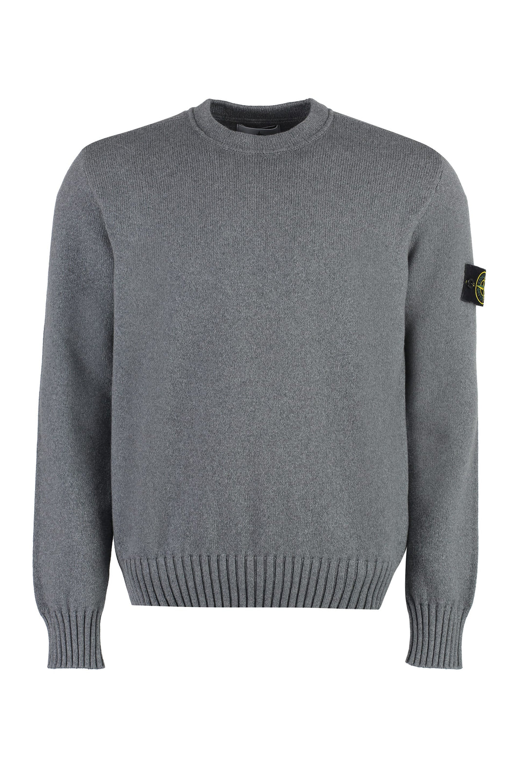 Stone Island Cotton Blend Sweatshirt in Grey