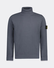 Load image into Gallery viewer, Stone Island Virgin Wool Roll-Neck Sweatshirt in Dark Grey
