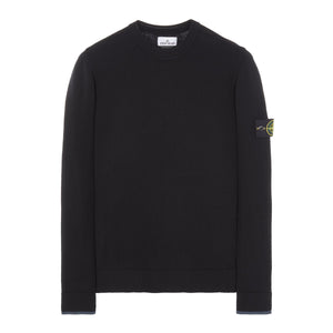 Stone Island Virgin Wool Sweatshirt in Black