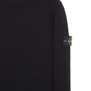 Stone Island Virgin Wool Sweatshirt in Black