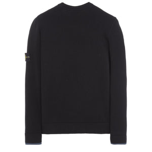 Stone Island Virgin Wool Sweatshirt in Black