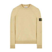 Load image into Gallery viewer, Stone Island Soft Cotton Crewkneck Knit Sweatshirt in Ecru
