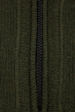 Load image into Gallery viewer, Stone Island Lambswool Half Zip Knit Sweatshirt in Olive

