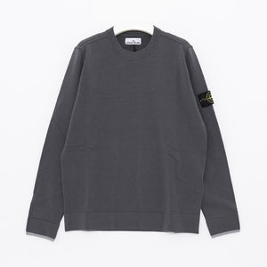 Stone Island Virgin Wool Sweatshirt in Dark Grey