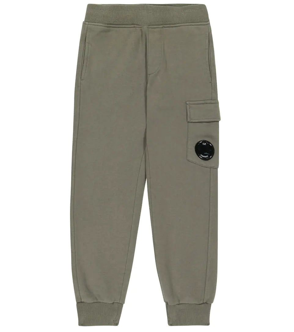 Cp Company Junior Lens Jogging Bottoms in Thyme