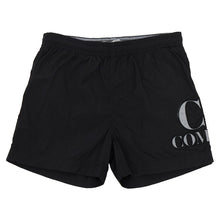 Load image into Gallery viewer, Cp Company Junior Big Logo Swimshorts In Black
