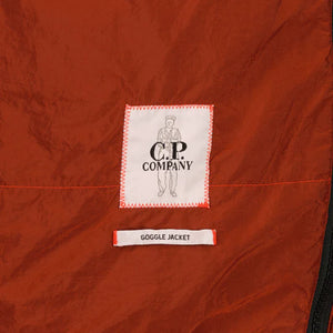 Cp Company Junior Cr-L Garment Dyed Goggle Jacket Jacket in Fiery Red