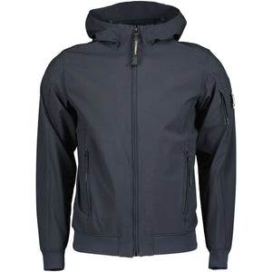 Cp Company Junior S/S Soft Shell Lens Jacket in Navy