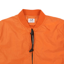 Load image into Gallery viewer, Cp Company Junior Chrome-R Lens Bomber Jacket in Harvest Pumpkin
