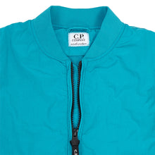 Load image into Gallery viewer, Cp Company Junior Chrome-R Lens Bomber Jacket in Tile Blue
