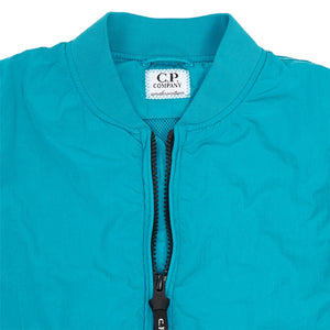 Cp Company Junior Chrome-R Lens Bomber Jacket in Tile Blue