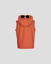 Load image into Gallery viewer, Cp Company Junior Shell-R Goggle Logo Gilet in Harvest Pumpkin
