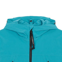 Load image into Gallery viewer, Cp Company Junior Shell-R Goggle Jacket in Tile Blue
