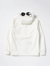 Load image into Gallery viewer, Cp Company Junior Shell-R Goggle Jacket in White
