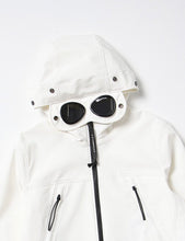 Load image into Gallery viewer, Cp Company Junior Shell-R Goggle Jacket in White
