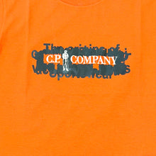 Load image into Gallery viewer, Cp Company Embroidered Logo T-Shirt in Harvest Pumpkin

