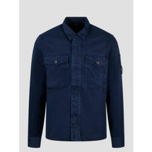Load image into Gallery viewer, Cp Company Twill Emerized Shirt in Peacoat
