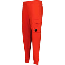 Load image into Gallery viewer, Cp Company Diagonal Raised Lens Joggers in Fiery Red
