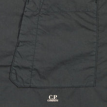 Load image into Gallery viewer, Cp Company Short Sleeve Popeline Small Logo Shirt in Black
