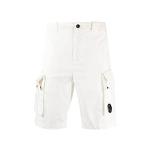 Load image into Gallery viewer, Cp Company Flatt Nylon 2 In 1 Lens Cargo Pants / Shorts in White
