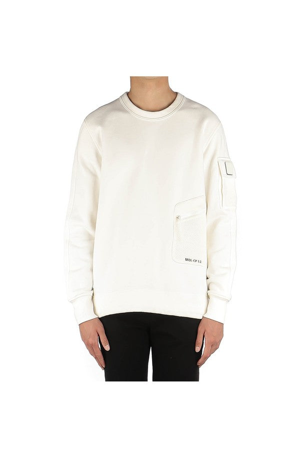 Cp Company Metropolis Series Crewneck Sweatshirt in White