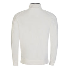 Load image into Gallery viewer, Cp Company Light Fleece Lens Quarter Zip Sweatshirt In White
