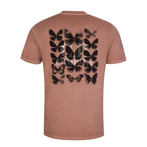 CP Company Jersey 24/1 Butterfly Graphic T-Shirt in Rose