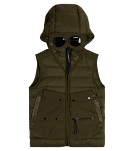 Cp company hooded gilet sales