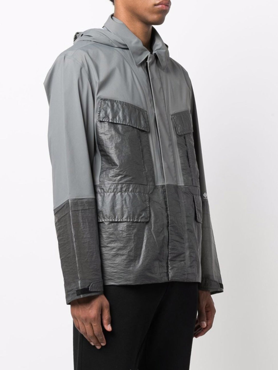 Cp Company Gore-Tex Infinium Mixed Collared Goggle Jacket In
