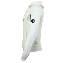 Load image into Gallery viewer, Cp Company Lens Full Zip Hoodie In White
