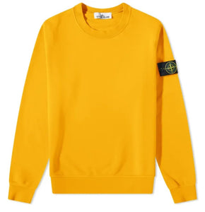 Stone Island Junior Light Fleece Sweatshirt In Yellow