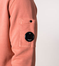 Load image into Gallery viewer, Cp Company Brushed Emerized Resist Dyed Lens Sweatshirt In Cedar Wood
