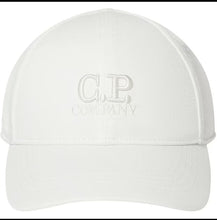 Load image into Gallery viewer, Cp Company Junior Big Logo Baseball Cap In White
