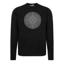 Load image into Gallery viewer, Stone Island Compass Logo Sweatshirt In Black
