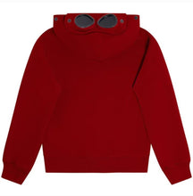 Load image into Gallery viewer, Cp Company Junior Goggle Full Zip Hoodie In Red
