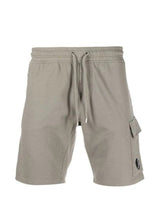 Load image into Gallery viewer, CP Company Lens Fleece Shorts In Beige
