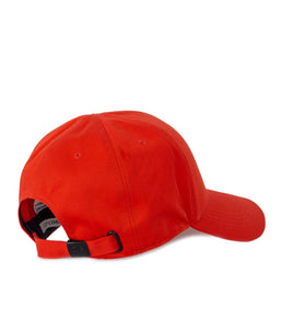 CP Company Logo Cotton Baseball Cap In Red