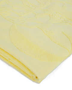 CP Company Factory Worker Logo Beach Towel In Yellow
