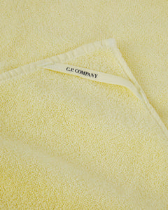 CP Company Factory Worker Logo Beach Towel In Yellow