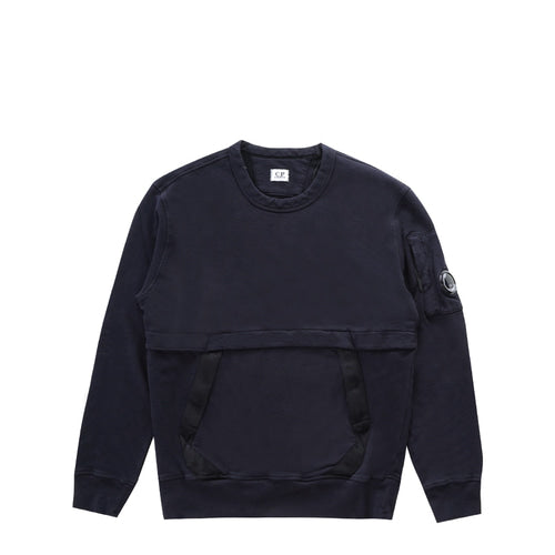 Cp Company Utility Lens Sweatshirt In Navy